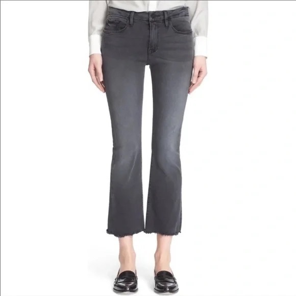 Frame denim le crop mini boot jeans size 26 - Picture 10 of 10